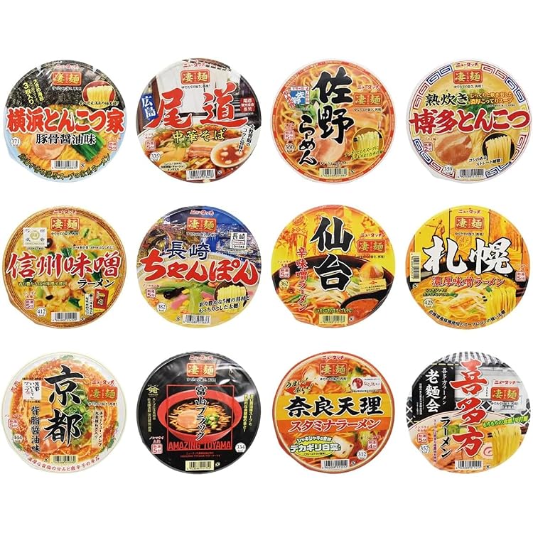 Amazon.co.jp: ヤマダイ㈱ ニュータッチ 凄麺ねぎみその逸品 133g ×12